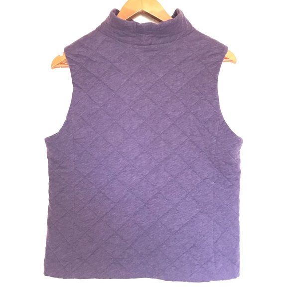 Eileen Fisher Quilted Cotton Vest Medium - Picture 3 of 5